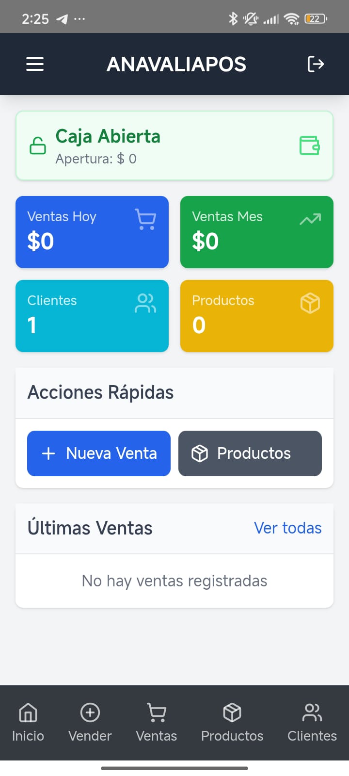 ANAVALIA POS ANDROID